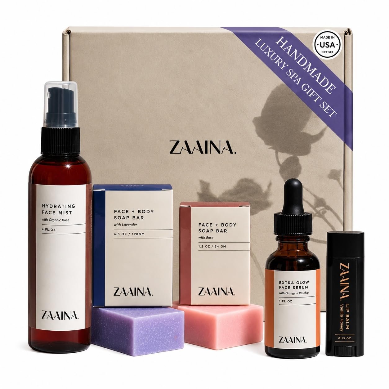 ZAAINA Spa Gift Box for Women | Relaxation Gift Set | Self Care Essentials